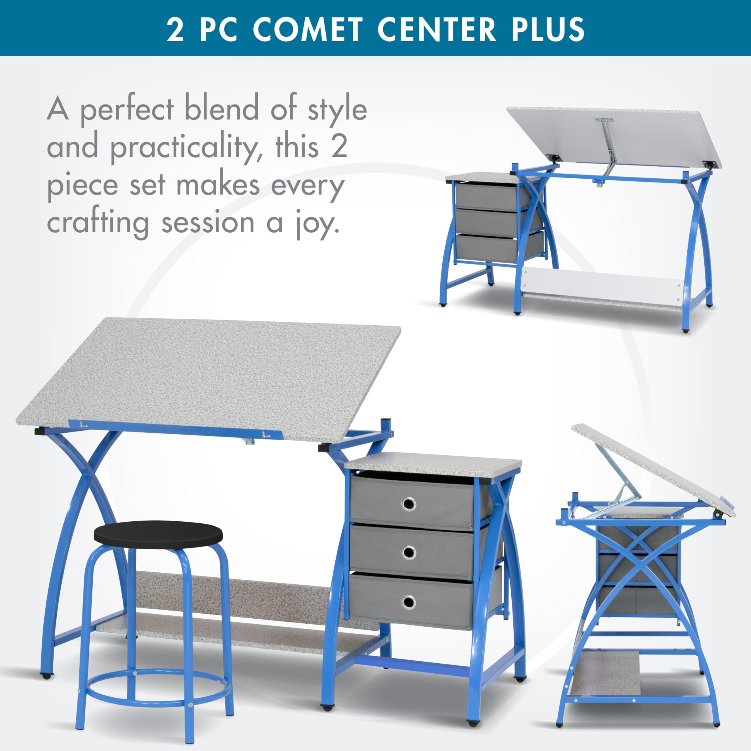 Amazon.com: SD Studio Designs Comet Center Plus, Craft Table and
